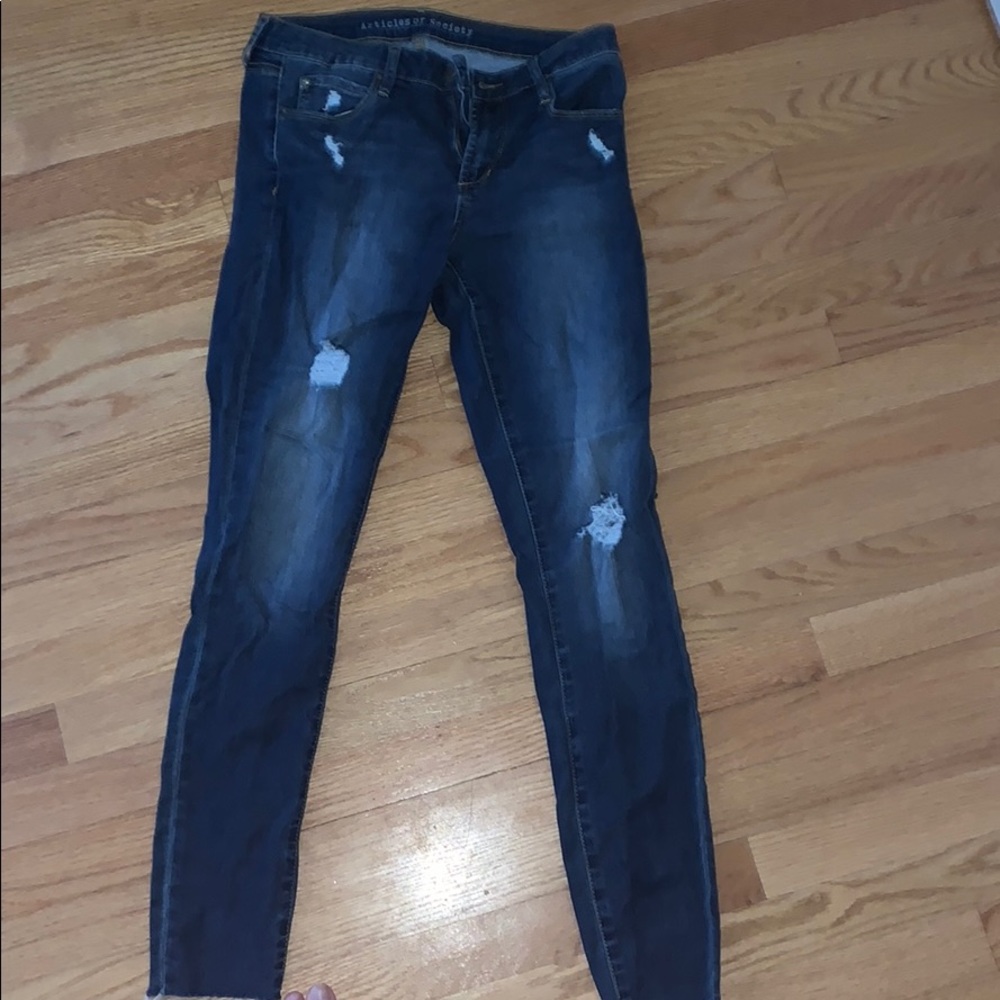 Articles of society blue jeans